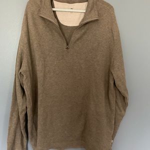 Island shores tan sweater